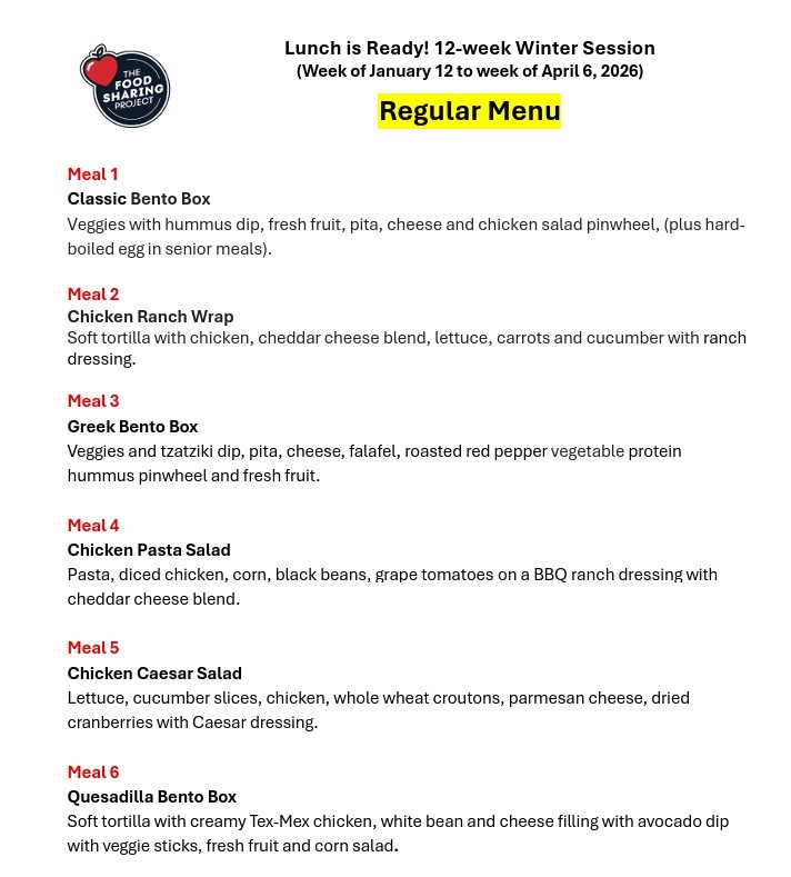 LIR Menu 2nd session